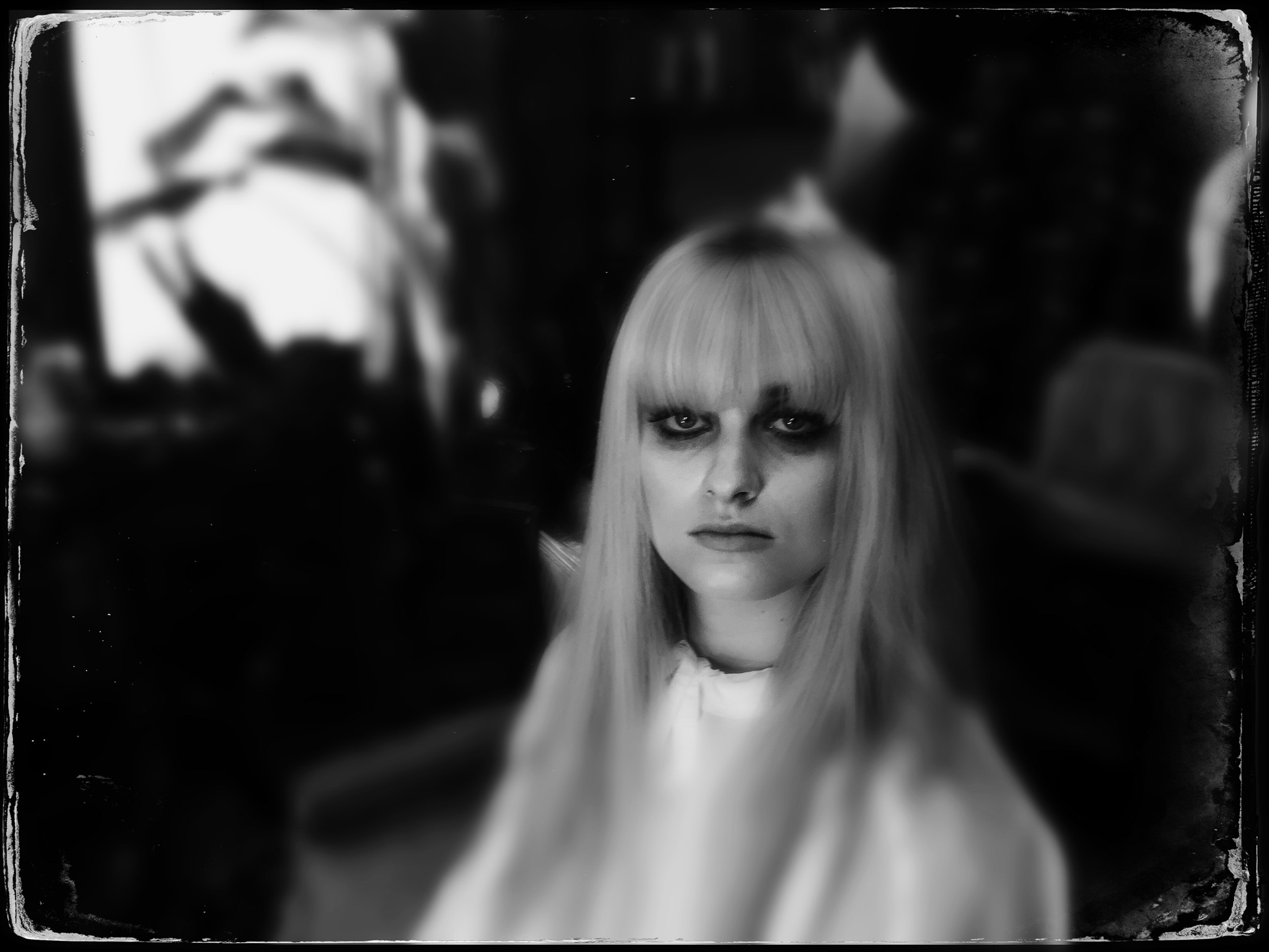 Model in Black and White